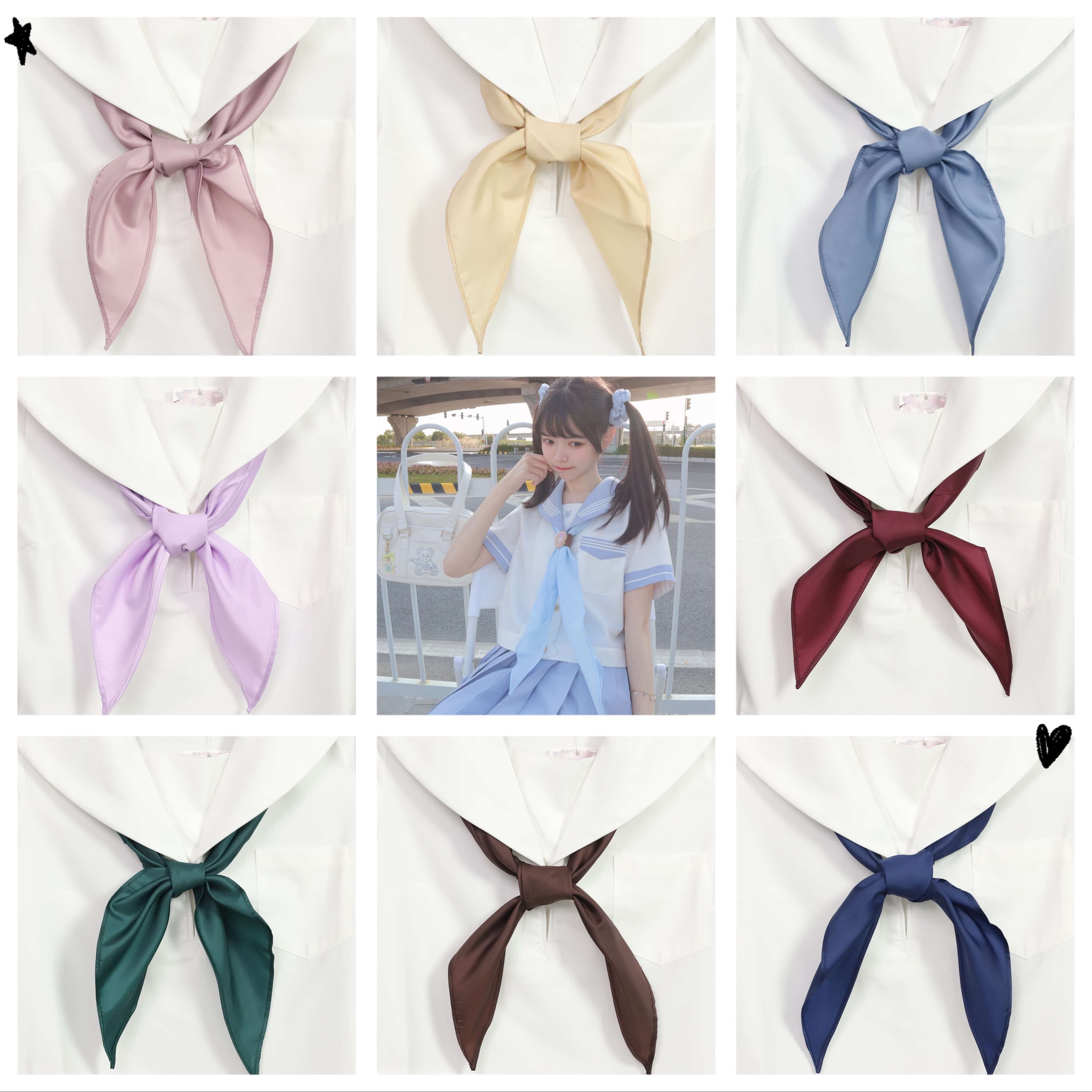 セーラー服 用 蝶結びスカーフ