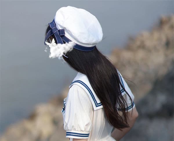 セーラー服 優雅なマリンワンピース風