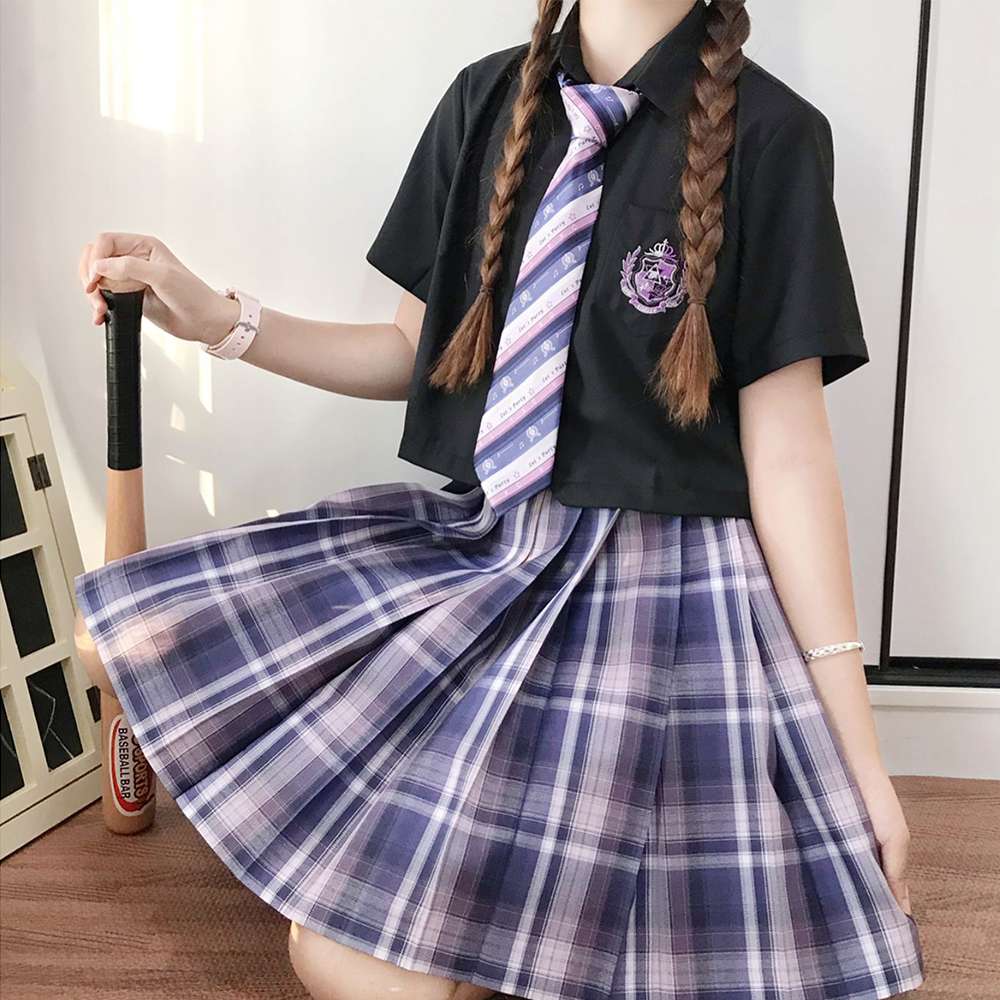 セーラー服 ショートスカート＆セーターカーディガンセット