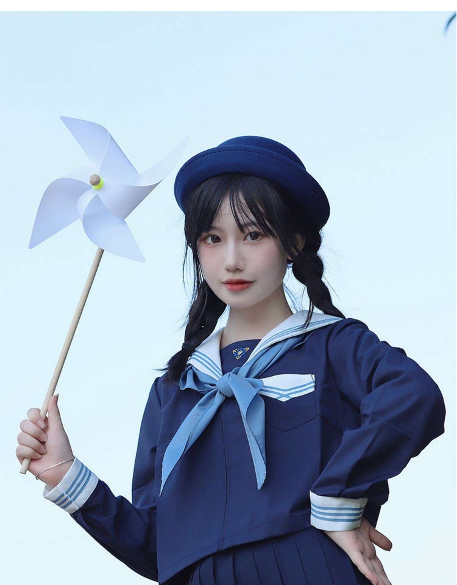 セーラー服 清楚な学生風 コスプレ衣装