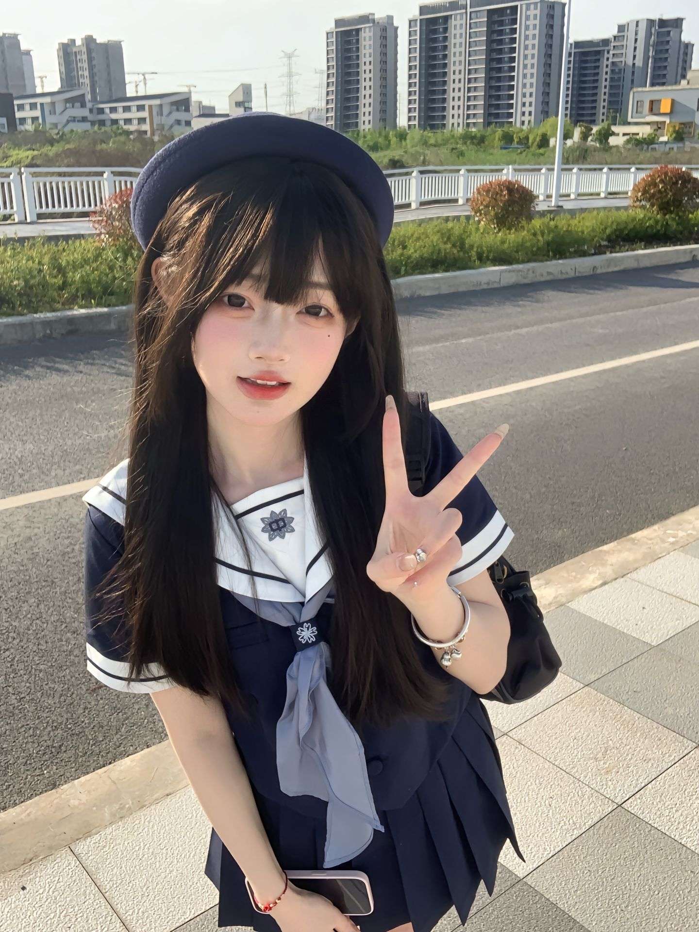 セーラー服 学生風 上下セット