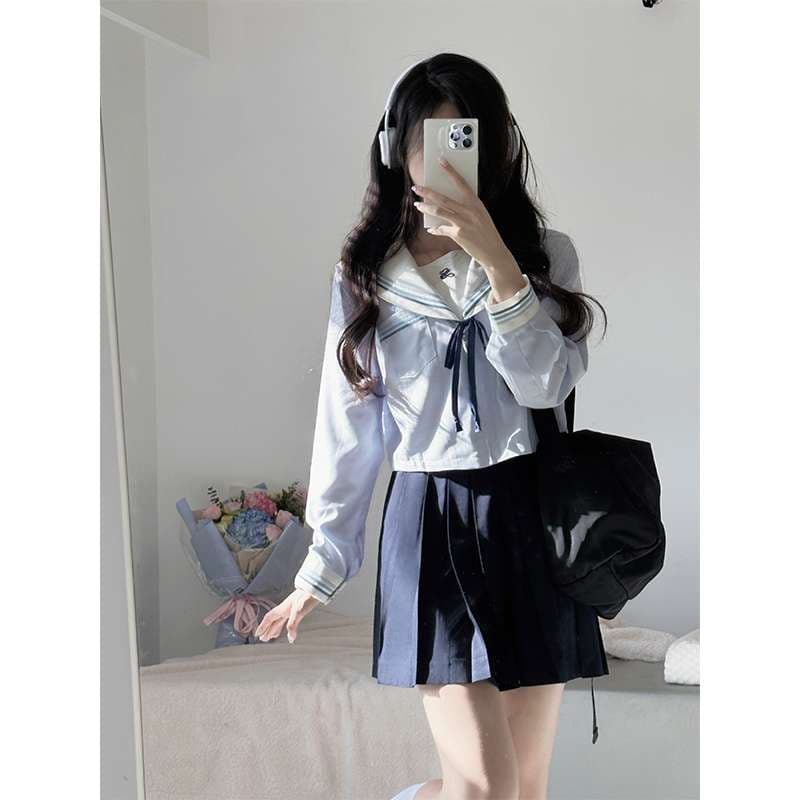 セーラー服 セーラー風学生服 カーディガンセット