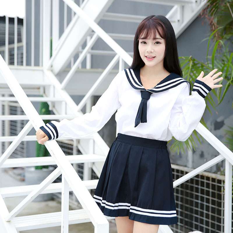 セーラー服 清楚な学生風 上下セット