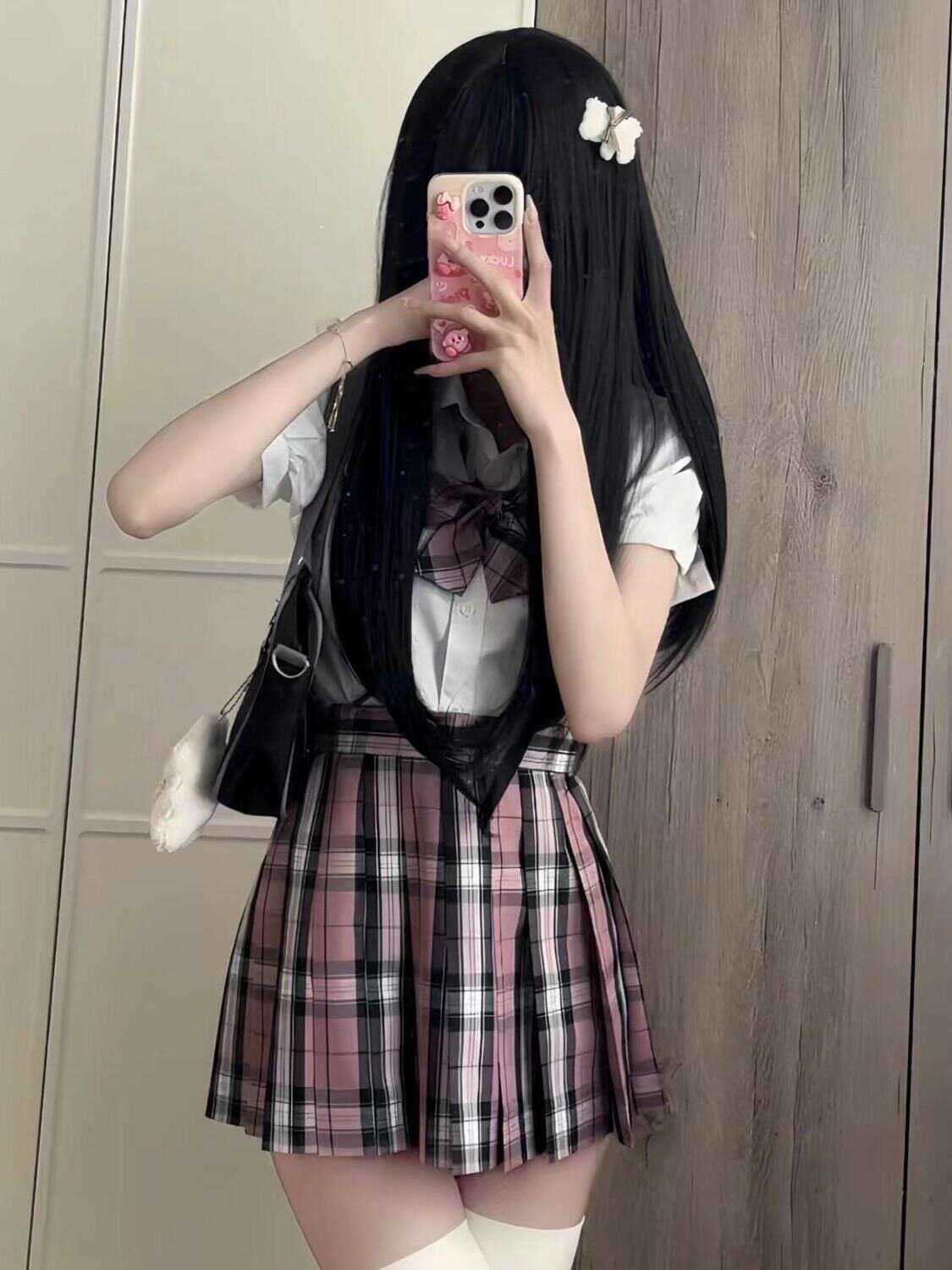 セーラー服 プリーツスカート制服風コスプレセット