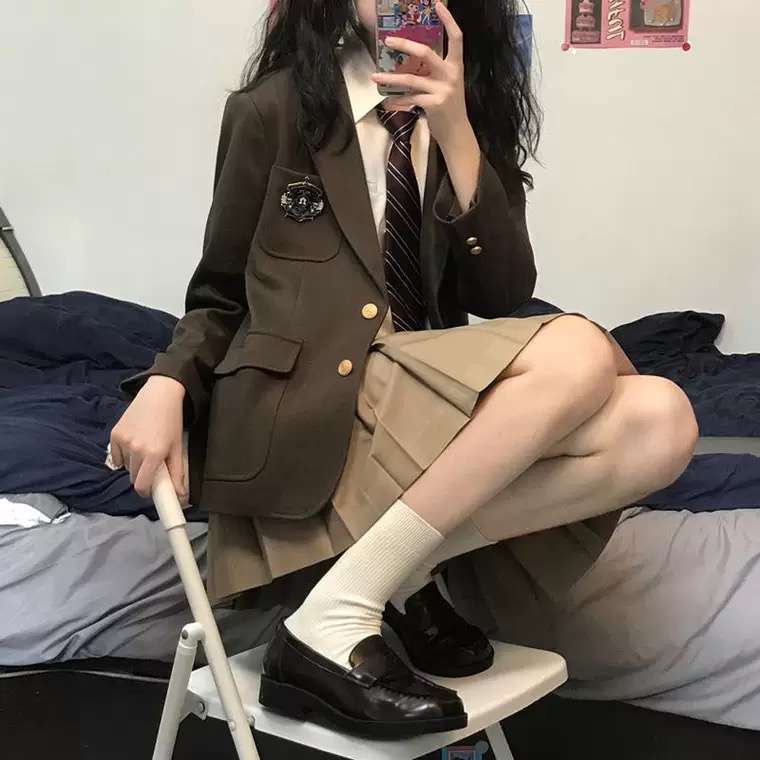 セーラー服 レトロ調学生ブレザーセット
