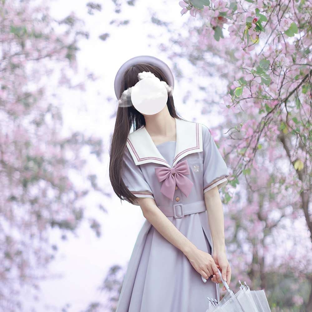 セーラー服 春の香りただよう乙女のセーラーワンピース