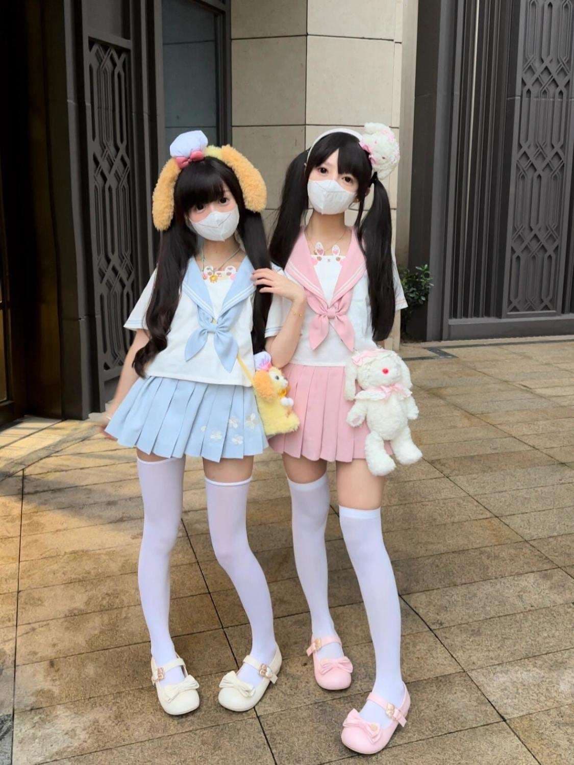 セーラー服 ふわもこ うさ耳 セット