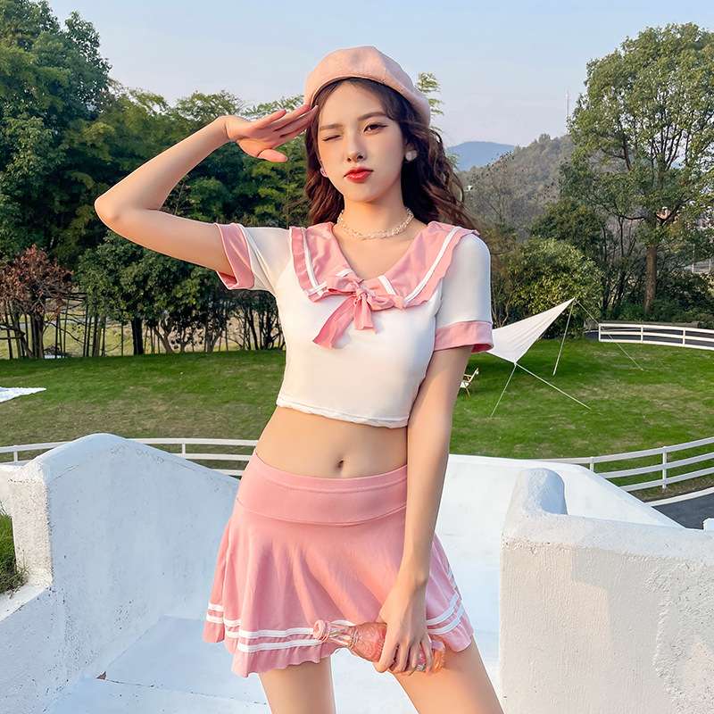 セーラー服 爽やかマリンセーラー風水着セット