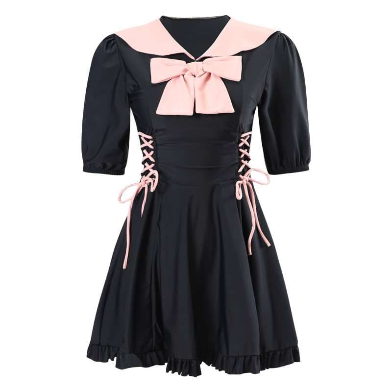 セーラー服 甘めリボンセーラーワンピース水着