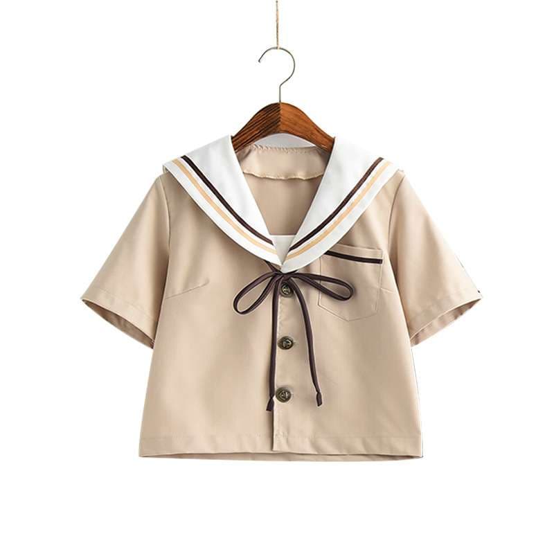 セーラー服 クラシックセーラー襟プリーツスカート制服