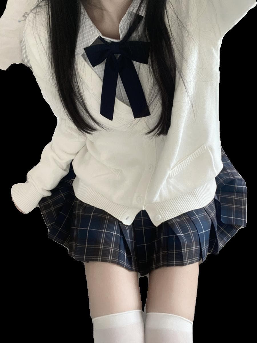 セーラー服 ゆったり 風カーディガン