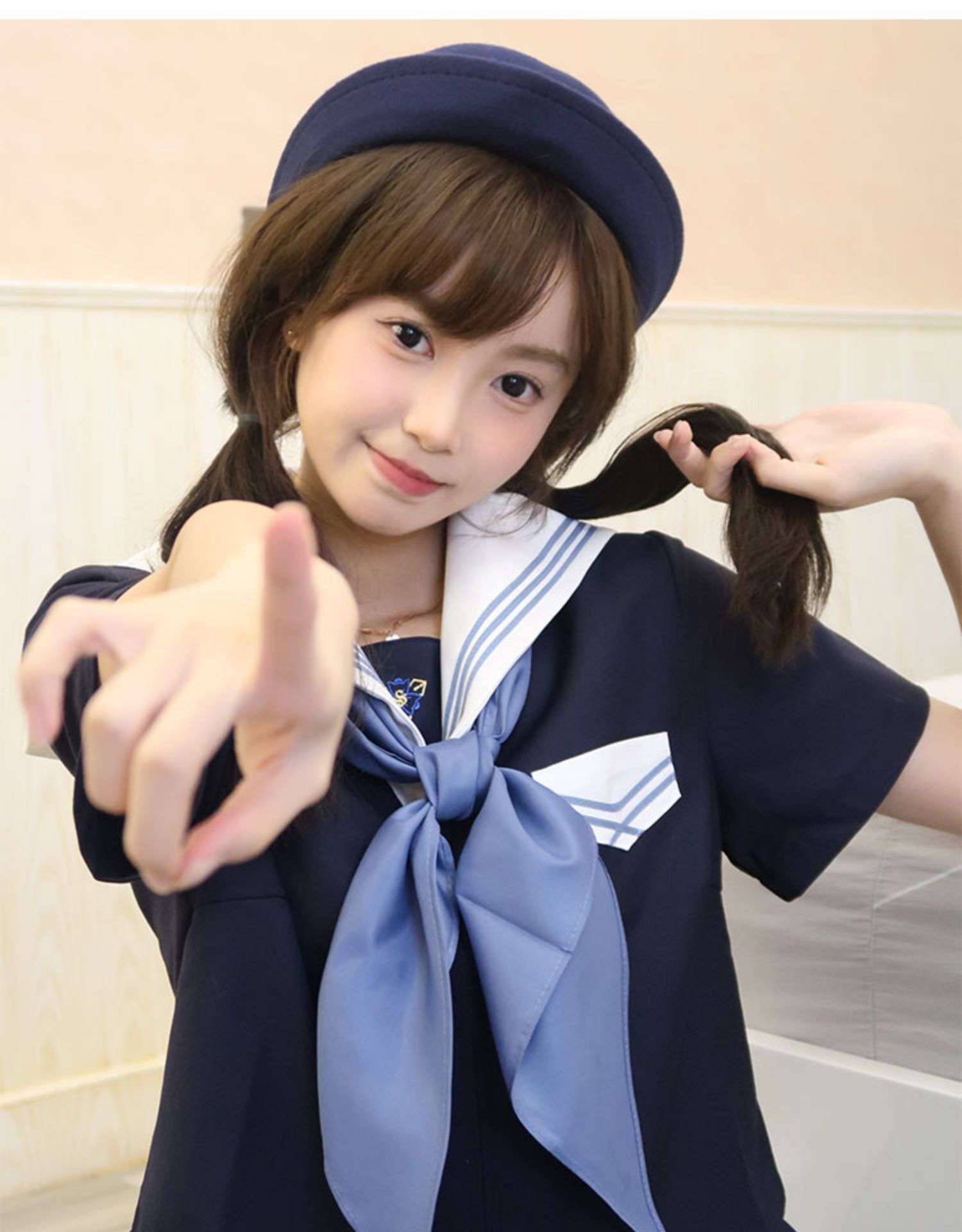 セーラー服 清楚な学生風 コスプレ衣装