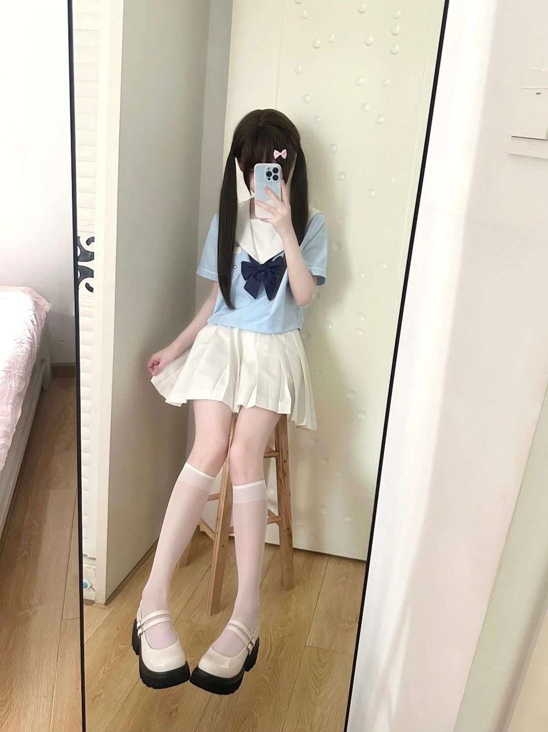 セーラー服 甘めセーラー風制服コーデセット