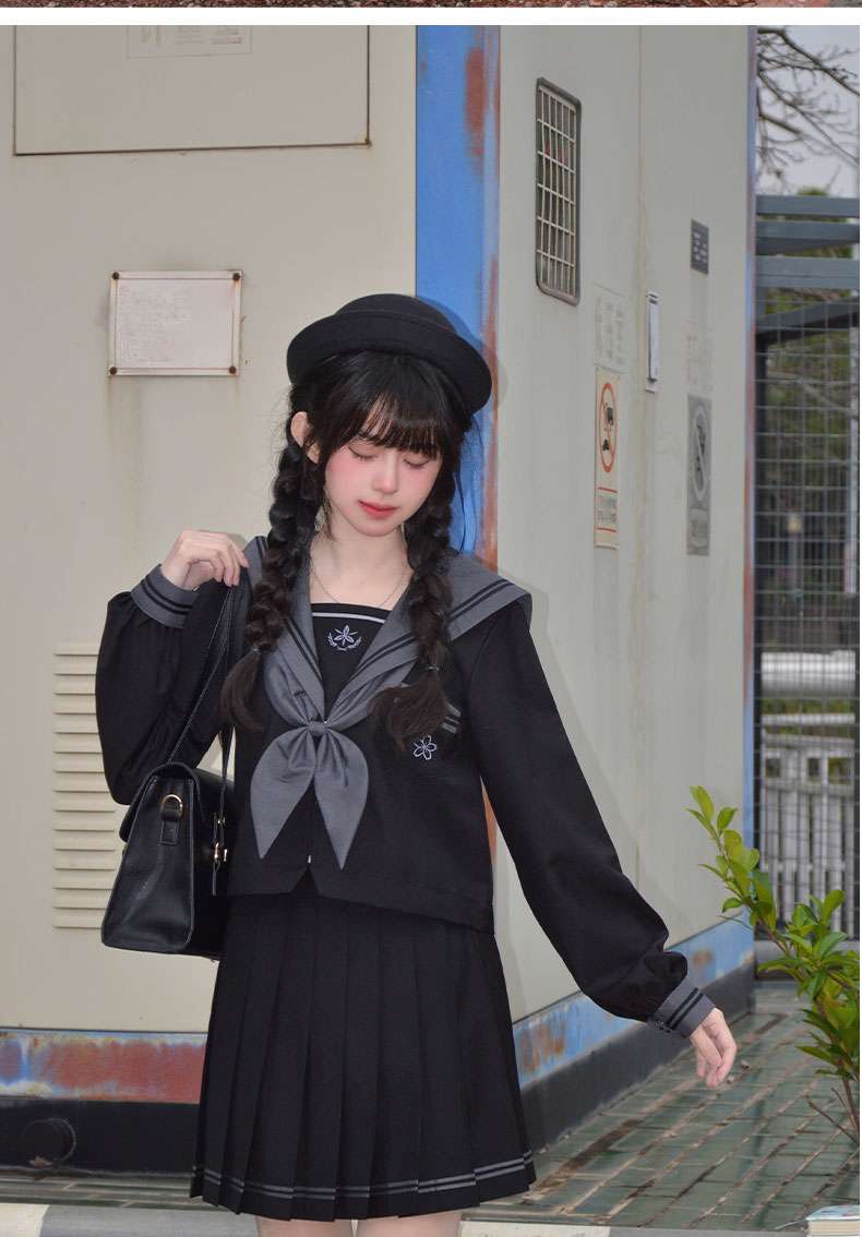 セーラー服 クラシックセーラー風学生服セット