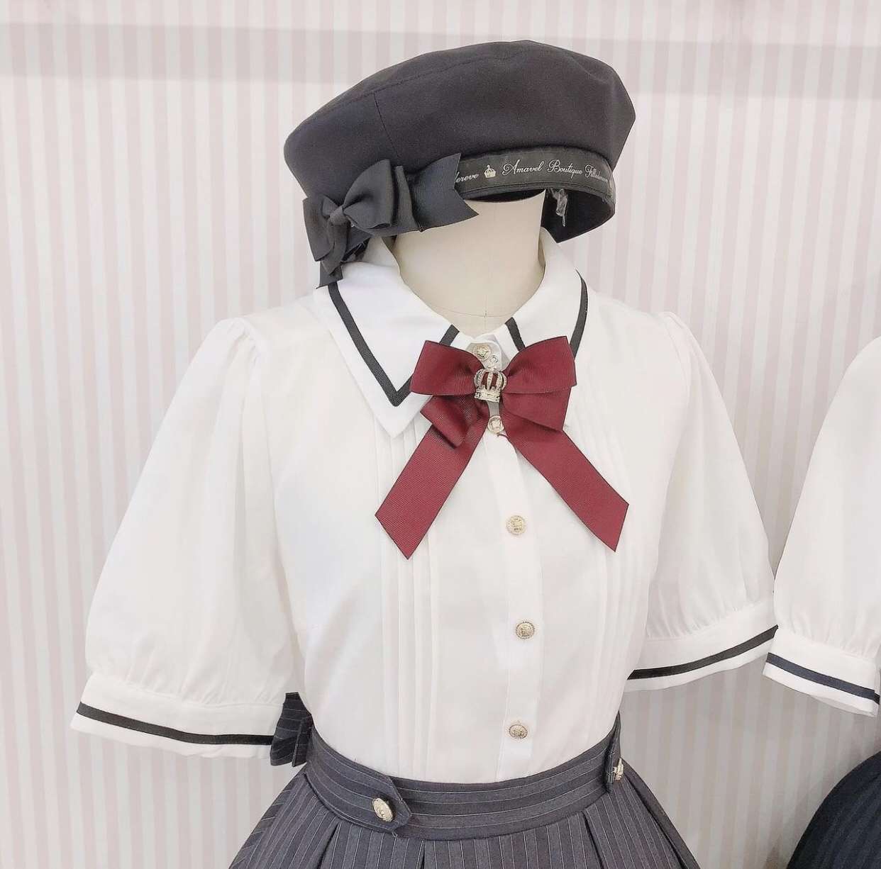 セーラー服 レトロ学園風ゴシックロリータワンピースセット