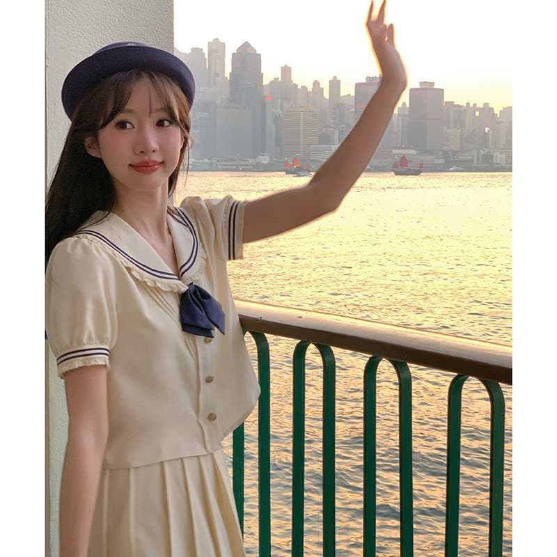 セーラー服 可愛い海辺の セット