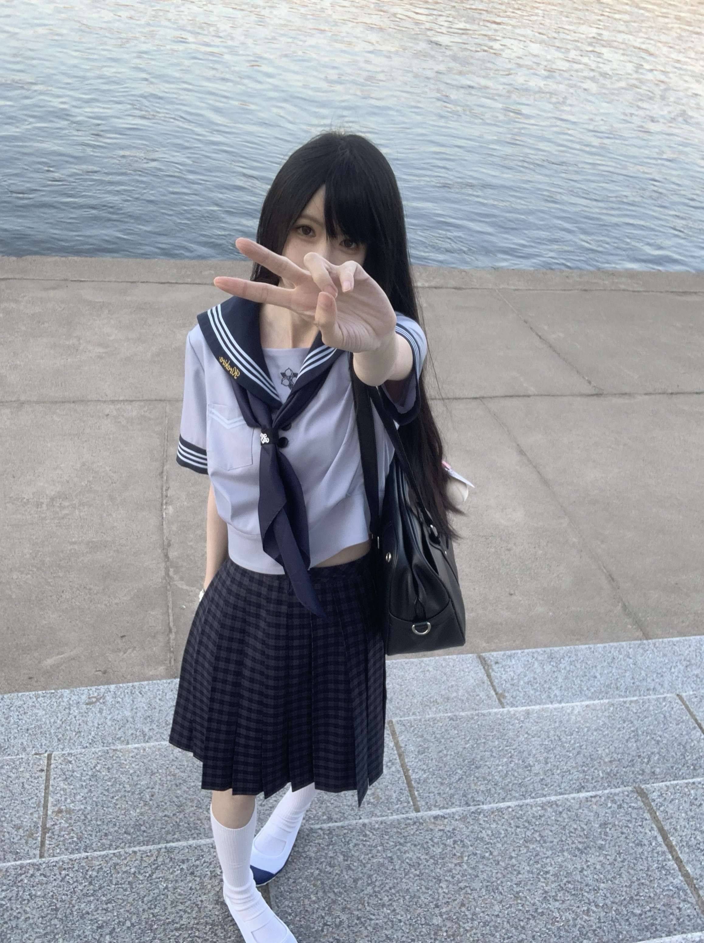 セーラー服 モダンセーラー風学生服トップス