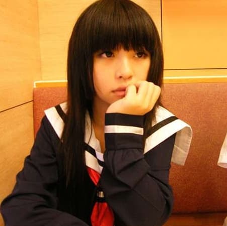 セーラー服 黒基調の和風 コスプレ衣装