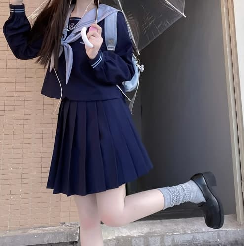 セーラー服 クラシック プリーツスカートセット