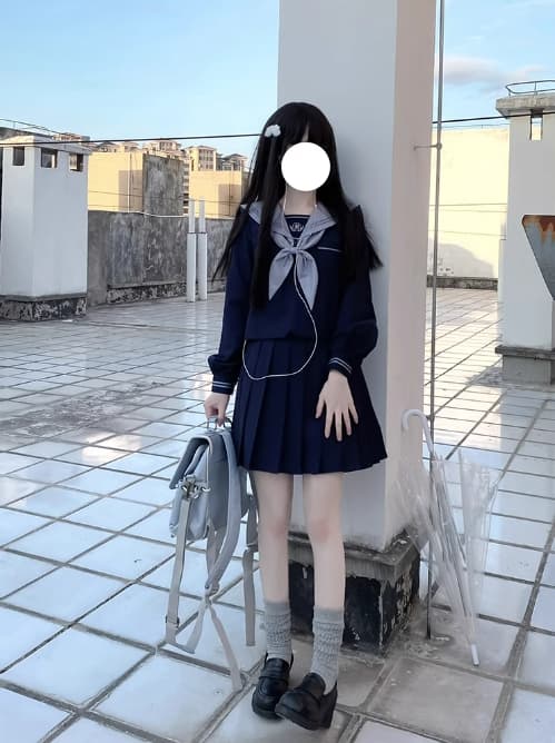 セーラー服 クラシック プリーツスカートセット