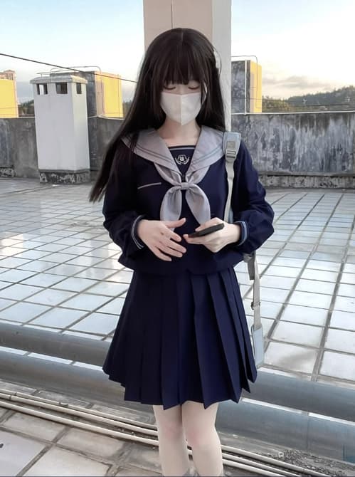 セーラー服 クラシック プリーツスカートセット