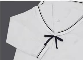 セーラー服 大きなリボンの 上下セット