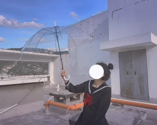 セーラー服 【大きいサイズ】 クラシック黒 赤リボン付き