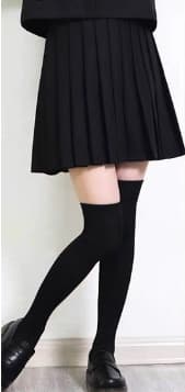セーラー服 【大きいサイズ】 クラシック黒 赤リボン付き