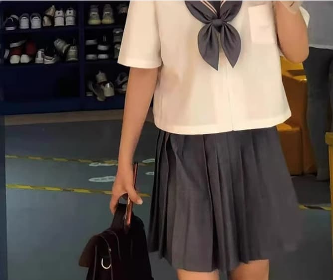 セーラー服 可愛いグレー系 制服セット