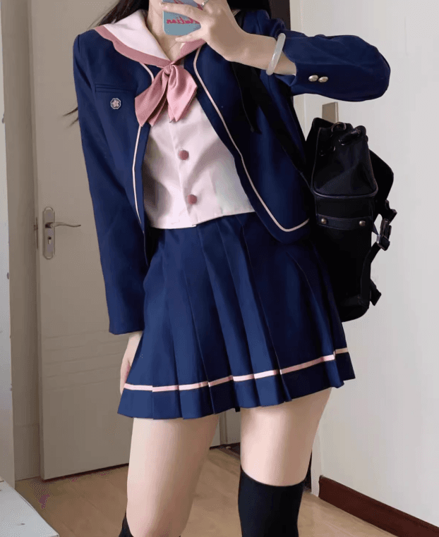 セーラー服 春色ピンク セット