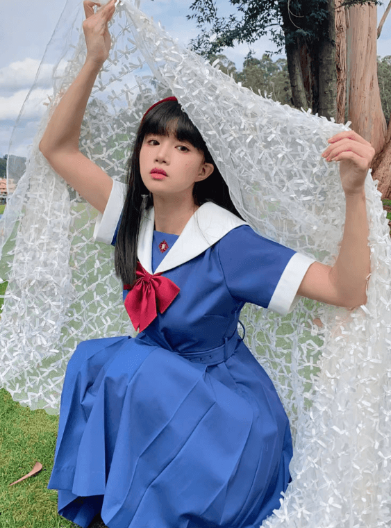 セーラー服 ネイビー&レッド クラシックセーラー制服