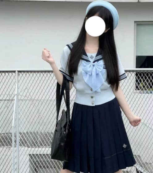 セーラー服 爽やかブルーリボン セーラー制服