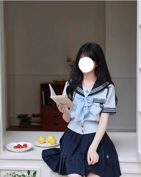 セーラー服 爽やかブルーリボン セーラー制服