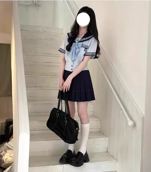 セーラー服 爽やかブルーリボン セーラー制服