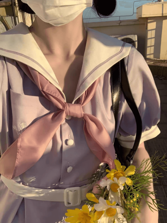 セーラー服 甘めガーリー ワンピース