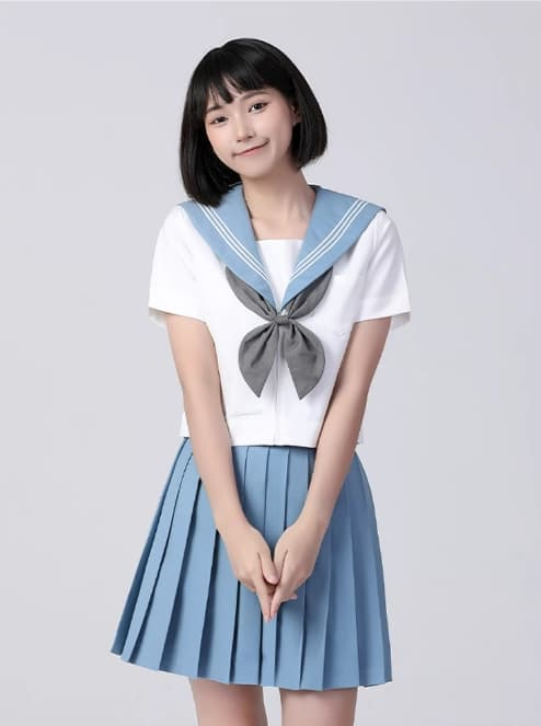 セーラー服 爽やか水色 セット