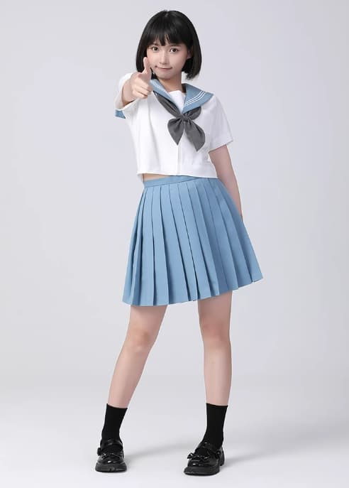 セーラー服 爽やか水色 セット