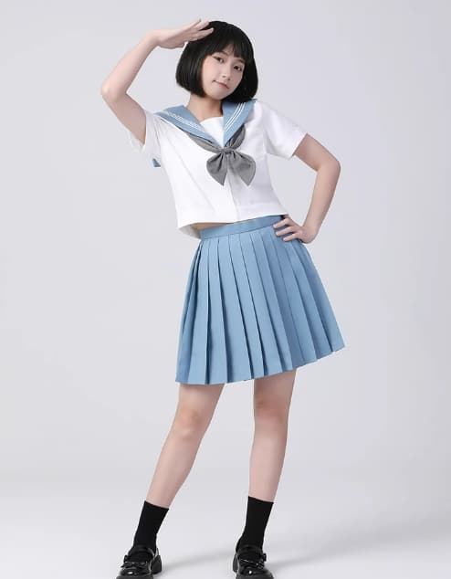 セーラー服 爽やか水色 セット