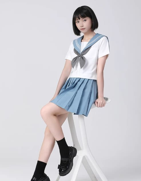 セーラー服 爽やか水色 セット