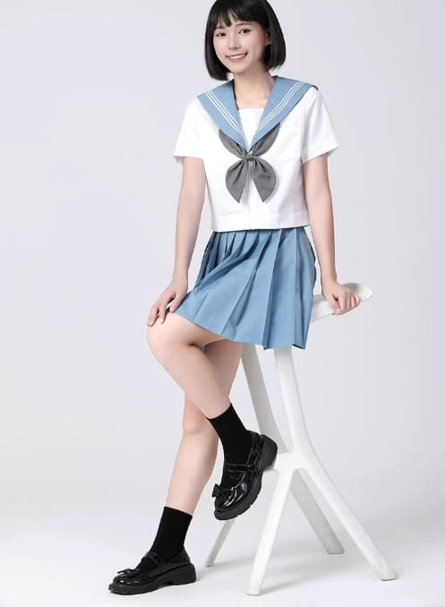 セーラー服 爽やか水色 セット