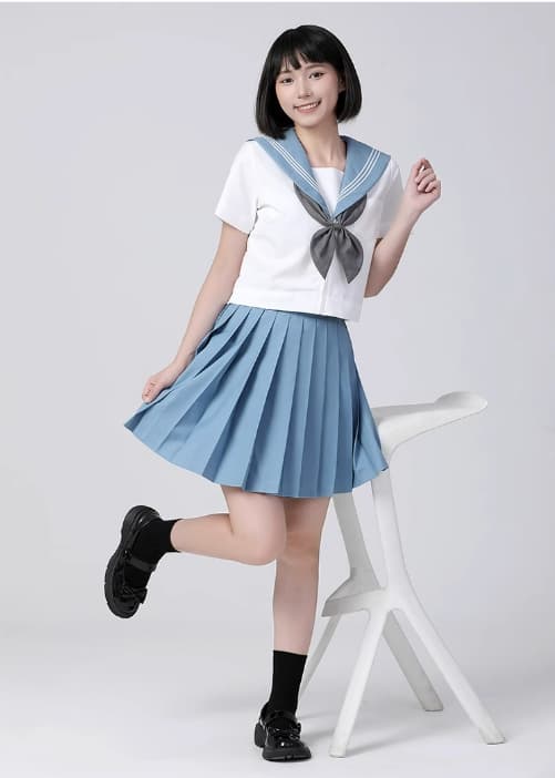 セーラー服 爽やか水色 セット