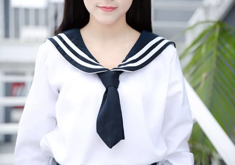 セーラー服 清楚な学生風 上下セット