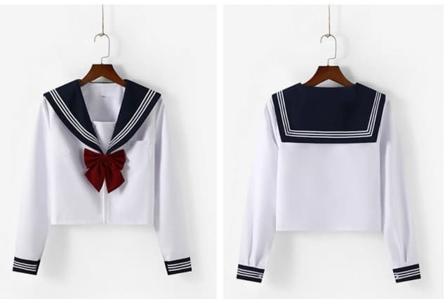 セーラー服 伝統的スタイルの セット