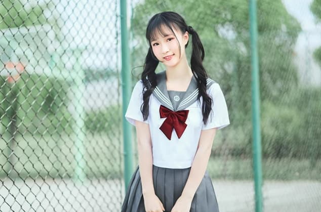 セーラー服 リボンの学生 大きいサイズあり