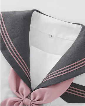 セーラー服 クラシック グレー&ピンク