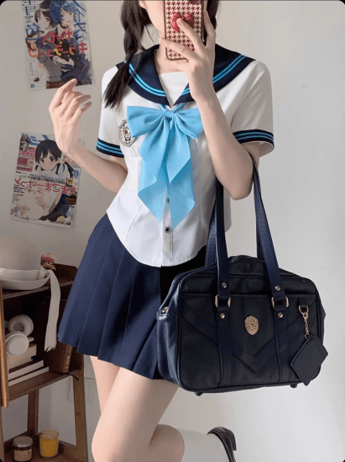 セーラー服 ピンクリボン 乙女スタイル