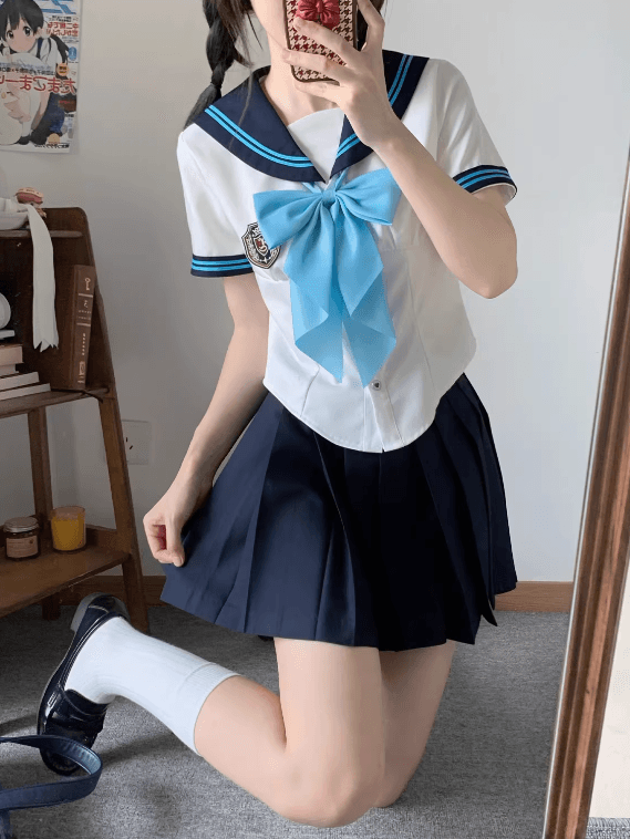 セーラー服 ピンクリボン 乙女スタイル