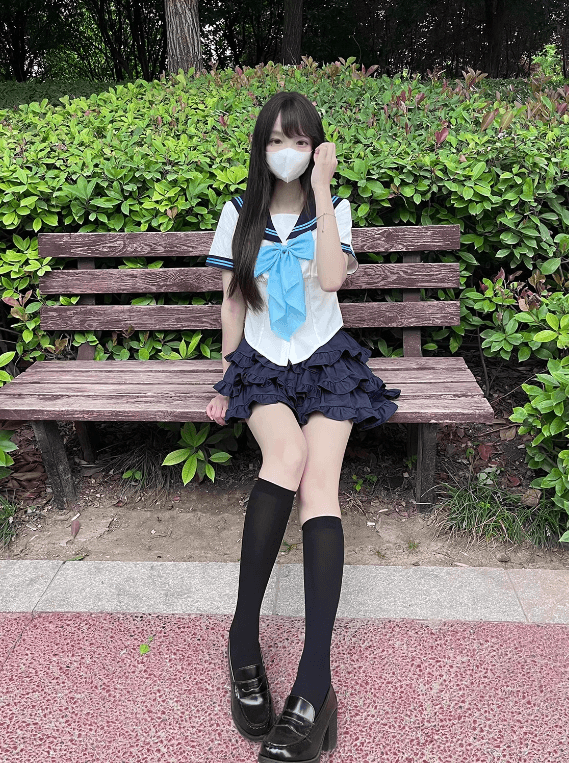 セーラー服 ピンクリボン 乙女スタイル
