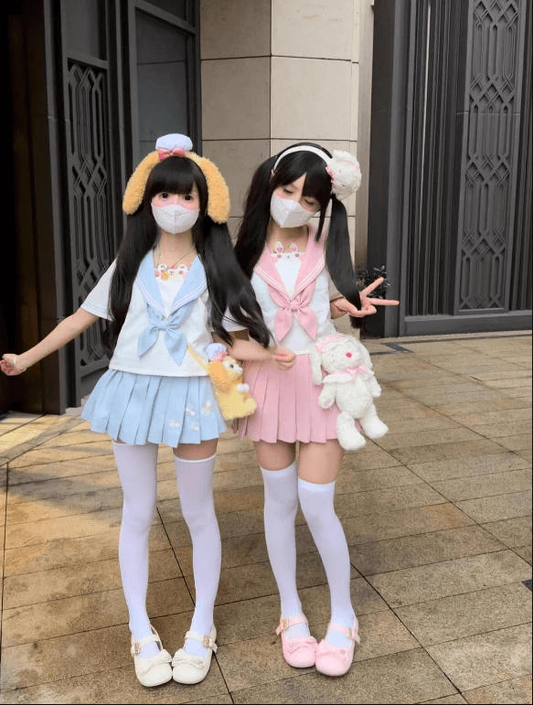 セーラー服 ふわもこ うさ耳 セット