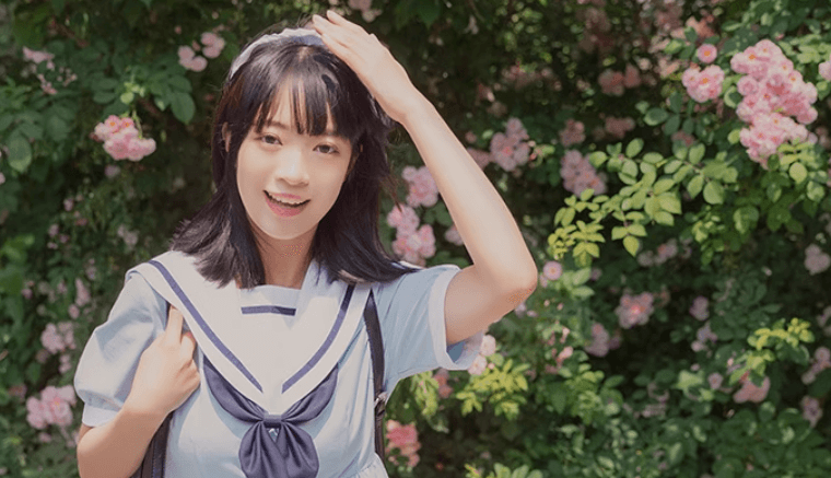セーラー服 清楚な青空セーラーワンピース